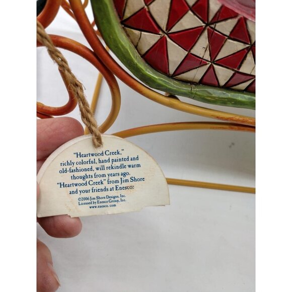 Large Jim Shore Heartwood Creek "A Sleigh Full Of Dreams" Handcrafted Figurine - Picture 4 of 9
